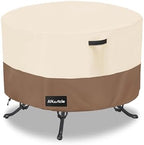 ANartcle Round Patio Table Covers 50inch, 100% Waterproof 600D Heavy Duty by PatioFurnitureCovers