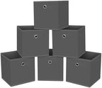 13x13x13 storage cube bins, collapsible fabric storage cubes Decorative storage by NieEnjoy