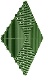 Swisstrax Ribtrax PRO Garage Floor Tiles, Turf Green - Image 2