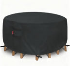 SheeChung Patio Furniture Cover 94"Dia x 28"H, Waterproof 600D Polyester by SheeChung