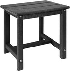 GARDENSTAR Adirondack Square Side Table, one-Tier Outdoor end Table, Patio Side by GARDENSTAR