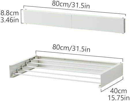 RFOUO Wall Mounted Clothes Drying Rack - Image 3