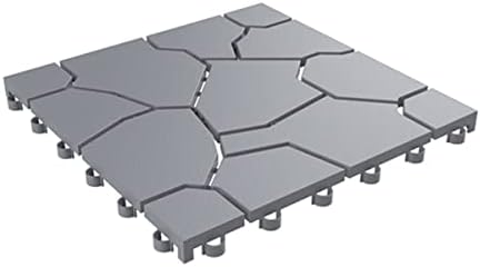 Pure Garden 12-Pack Polypropylene Interlocking Patio Deck Tiles by PureGarden