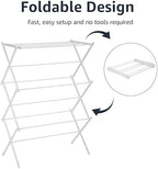 Amazon Basics Foldable Portable Clothes Drying Rack - Image 3