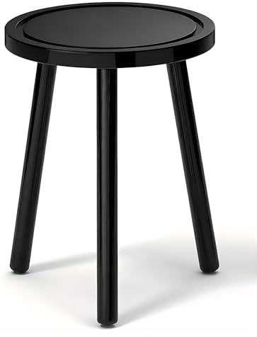 Wood Plant Stands Indoor, 16.7" Tall Plant Stand Outdoor Mid-Century Plant Stool by Unknown