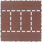44 PCS Interlocking Deck Tiles, Waterproof & Slip-Resistant Patio Tiles - Image 6