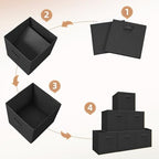 STORAGE MANIAC Storage Cubes, 13 Inch 6 Pack Collapsible Fabric Shelf Bins - Image 6