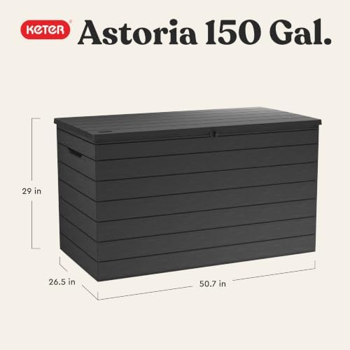 Keter Astoria 150 Gal Outdoor Storage Box - Image 2