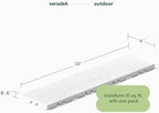 Veradek Outdoor Flooring Series Deck Tiles | Durable Interlocking Deck Tiles - Image 2