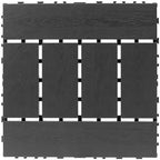 44 Interlocking Deck Tiles, 12x12 Plastic Patio Tiles - Image 4