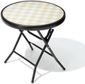 Outdoor Side Table, Small Patio End Table by Enjoymyhome