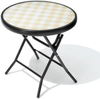 Outdoor Side Table, Small Patio End Table by Enjoymyhome