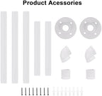 Industrial Iron Pipe Clothes Hanging Bar DIY Wall-Mounted Garment Rack Heavy - Image 4