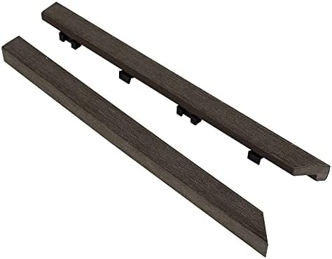 NewTechWood 1/12 ft. x 1 ft. Quick Deck Composite Deck Tile Outside Corner Trim - Image 2
