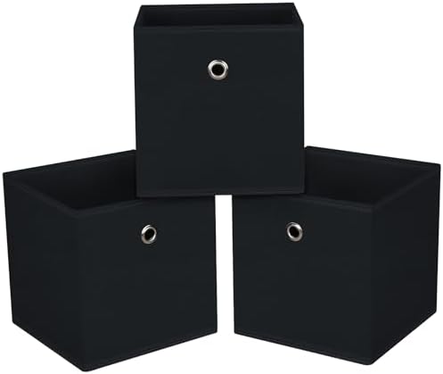 13x13x13 storage cube bins, collapsible fabric storage cubes Decorative storage by NieEnjoy