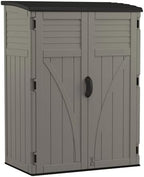 Suncast 54 Cu Ft Medium Vertical Storage Shed, Made in USA - Image 4