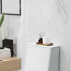 ALELION 10" Acacia Wood Bathroom Vanity Tray - Image 5
