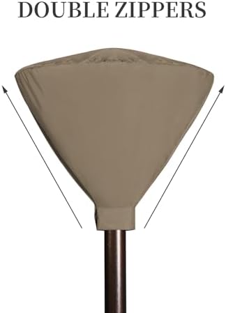 Easy-Going Patio Heater Head Cover, Outdoor Round 35"D Heater Cover - Image 4