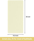 OTHWAY Bathtub Mat Non Slip, Extra Long Rubber Bath Mat - Image 4
