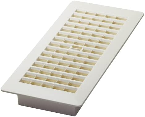 Decor Grates PL410-AL 4-Inch by 10-Inch Plastic Floor Register by DecorGrates