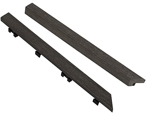 NewTechWood 1/12 ft. x 1 ft. Quick Deck Composite Deck Tile Inside Corner Trim - Image 2