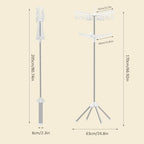 SUYU Clothes Drying Rack, Folding Clothes Drying Tree, 2 Layer - Image 7