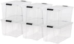 IRIS USA 6-Pack 72 Quart Storage Bins by IRISUSA