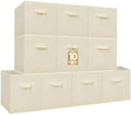 STORAGE MANIAC Storage Cubes, 11 Inch 10 Pack Collapsible Fabric Shelf Bins by STORAGEMANIAC