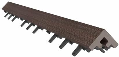 NewTechWood 1/6 ft. x 3 ft. Quick Deck Composite Deck Tile Stair Trim by NewTechWood