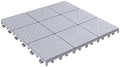 Pure Garden 12-Pack Polypropylene Interlocking Patio Deck Tiles by PureGarden