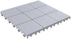 Pure Garden 12-Pack Polypropylene Interlocking Patio Deck Tiles by PureGarden