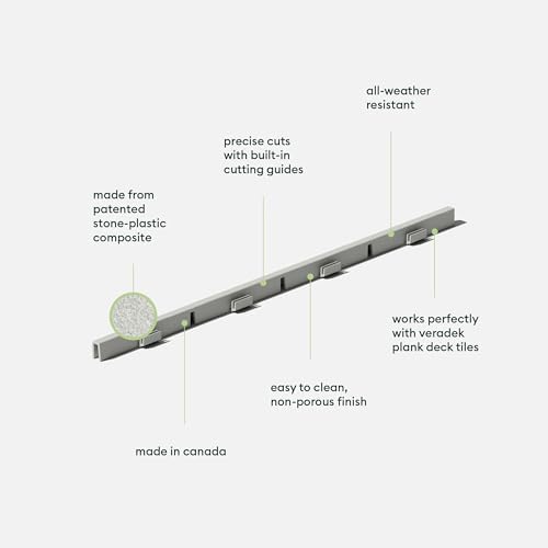 Veradek Flooring Series Plank Deck Tiles Trim - Image 3