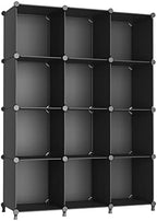 AWTATOS 12 Cube Storage Organizer, Closet Organizer Storage Shelves by AWTATOS