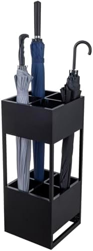 MyGift Premium Hotel Series Opaque Black Acrylic Freestanding Umbrella Holder by MyGiftHome