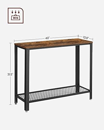 VASAGLE Console Table, 2-Tier Entryway Table - Image 3