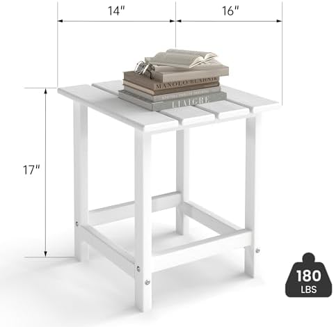 Kromax Outdoor Side Table, Small Outdoor Table - Image 3