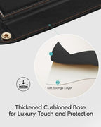 VLANDO Valet Tray for Men, Foldable PU Leather Catchall Tray - Image 3