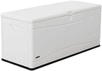 LIFETIME Outdoor Storage Deck Box, 130 Gallon, Arctic White, UV-Protected by Lifetime