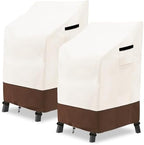 Stackable Patio Chair Covers Waterproof Patio Furniture Covers, 28 W x 36 D x by Osileyo