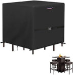 Outdoor Waterproof Wicker Table Bar Set Cover by Yourpatiocoverexpert