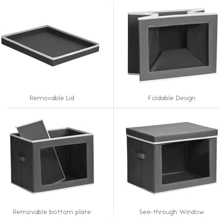 Homsorout Storage Bins with Lids - Image 7