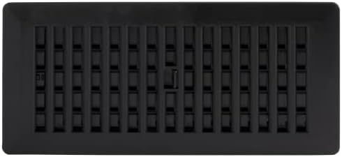 Decor Grates PL410-BLK 4-Inch by 10-Inch Plastic Floor Register - Image 6