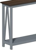 ChooChoo Farmhouse Console Table, Narrow Sofa Table - Image 7