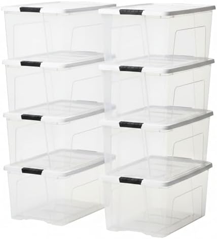 IRIS USA 72 Qt Storage Bins by IRISUSA