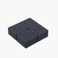 Ball & Cast Plastic Interlocking Deck Tiles, Non-Slip Drainage Holes by HCIOANHomecabinetseries