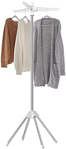 SONGMICS Clothes Drying Rack, 61.6-Inch Drying Rack, 3 Rotatable Arms by SONGMICSbySONGMICSHOME