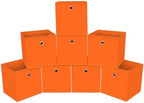 Foldable Storage Cubes Bins, 11 Inch Cloth Storage Cube Fabric Storage Box by NieEnjoy