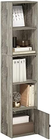 Furinno LUDER Book Shelf, 5-Tier Modern Bookshelf, Bookcase by Furinno-FitsYourSpaceFitsYourBudget