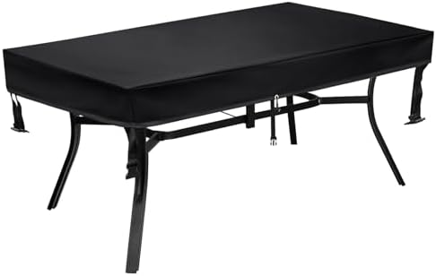 SUNICO Outdoor Table Covers Waterproof Rectangle 85x40x6in by Unknown