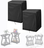 End Tables Cover Outdoor Side Table Cover-20"W × 12"D × 23.6"H by Aidetech